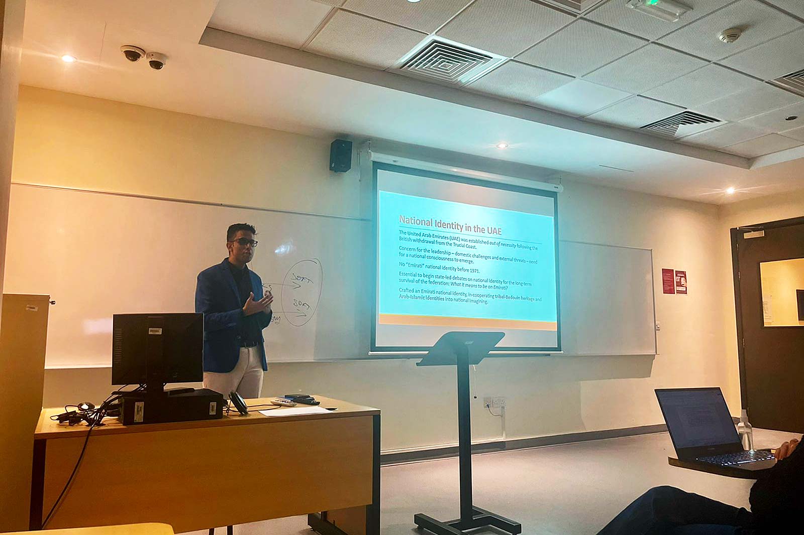 Master of Arts in International Affairs Hosts Lecture by Irfan Ahmed Nazir