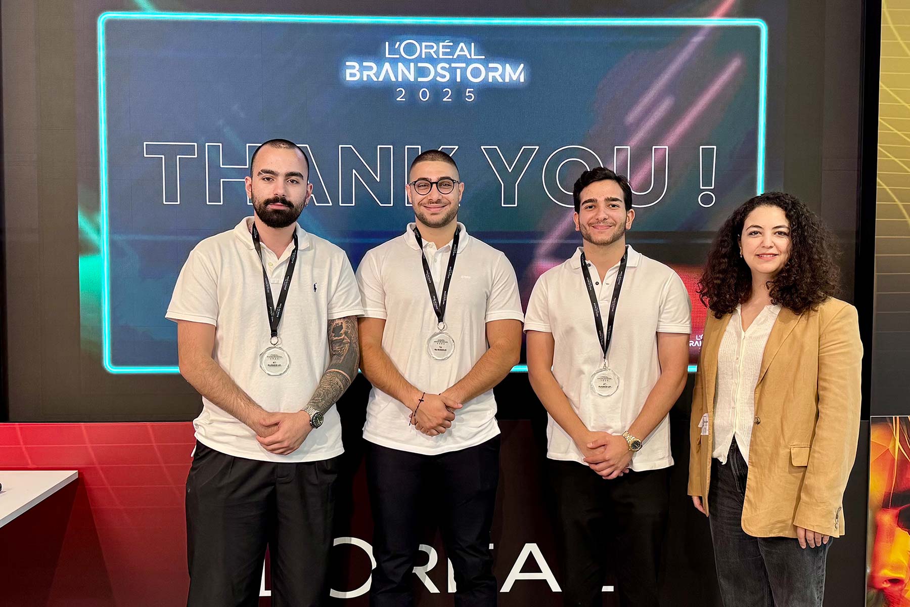 AUD Team Shines, Secures Top 5 Spot in Prestigious L'Oréal Brandstorm Competition