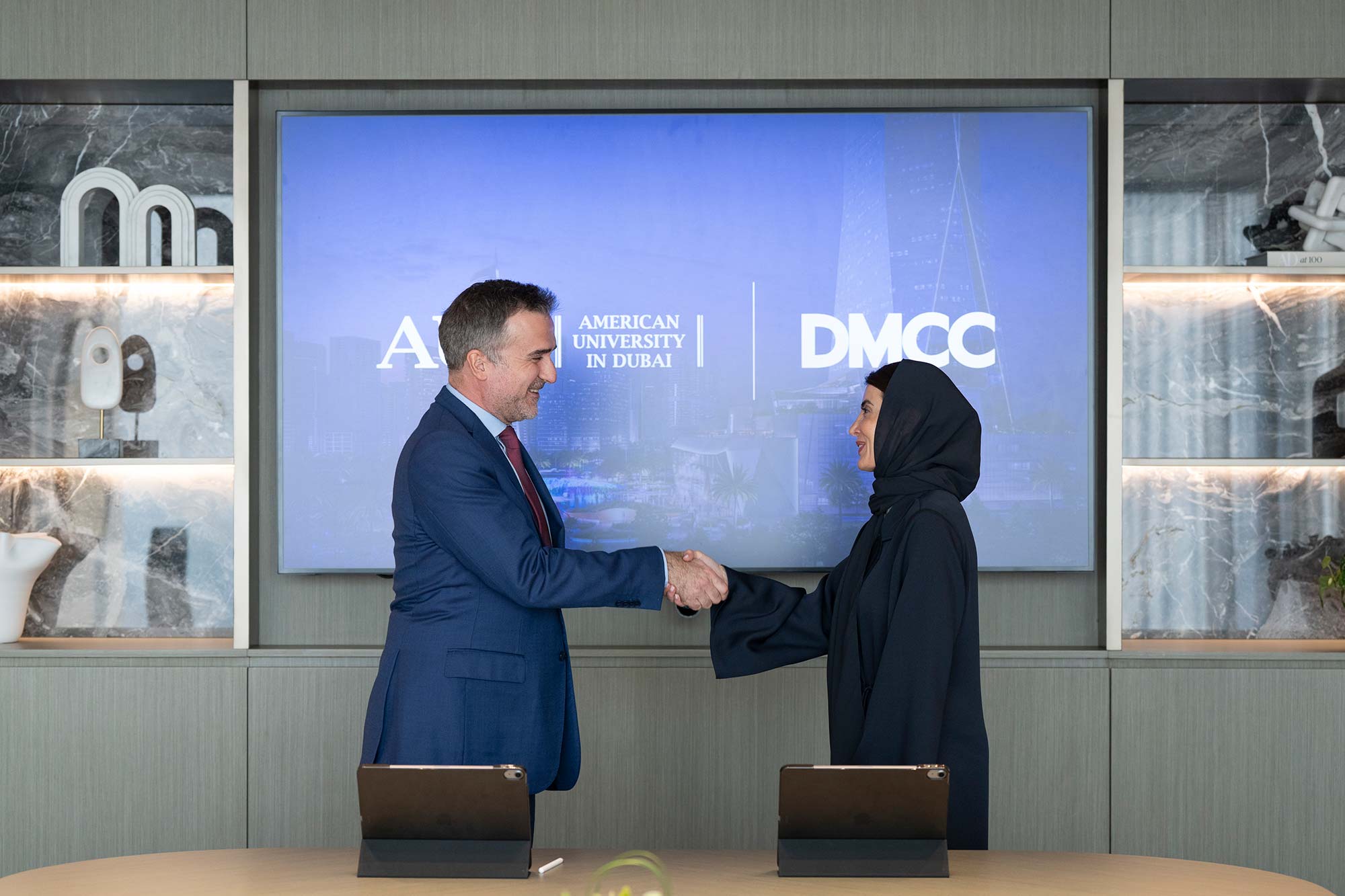 AUD and DMCC sign MoU to strengthen academic and professional engagement