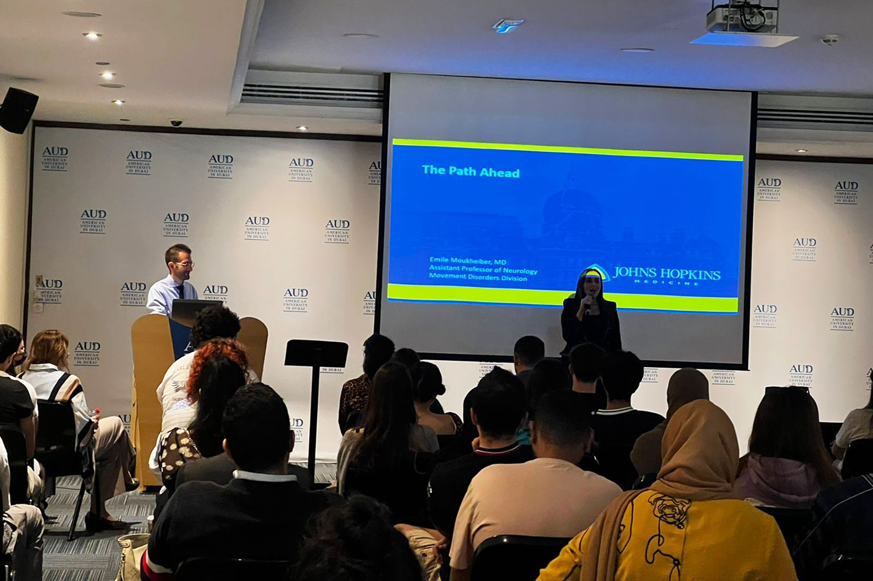 Dr. Emile Moukheiber from Johns Hopkins University School of Medicine at AUD