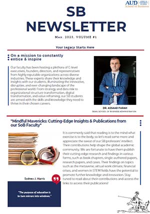 SB NEWSLETTER Volume 1