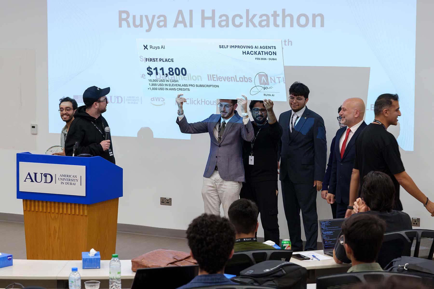 AUD hosts leading AI engineers for Ruya AI Hackathon focused on self-improving systems