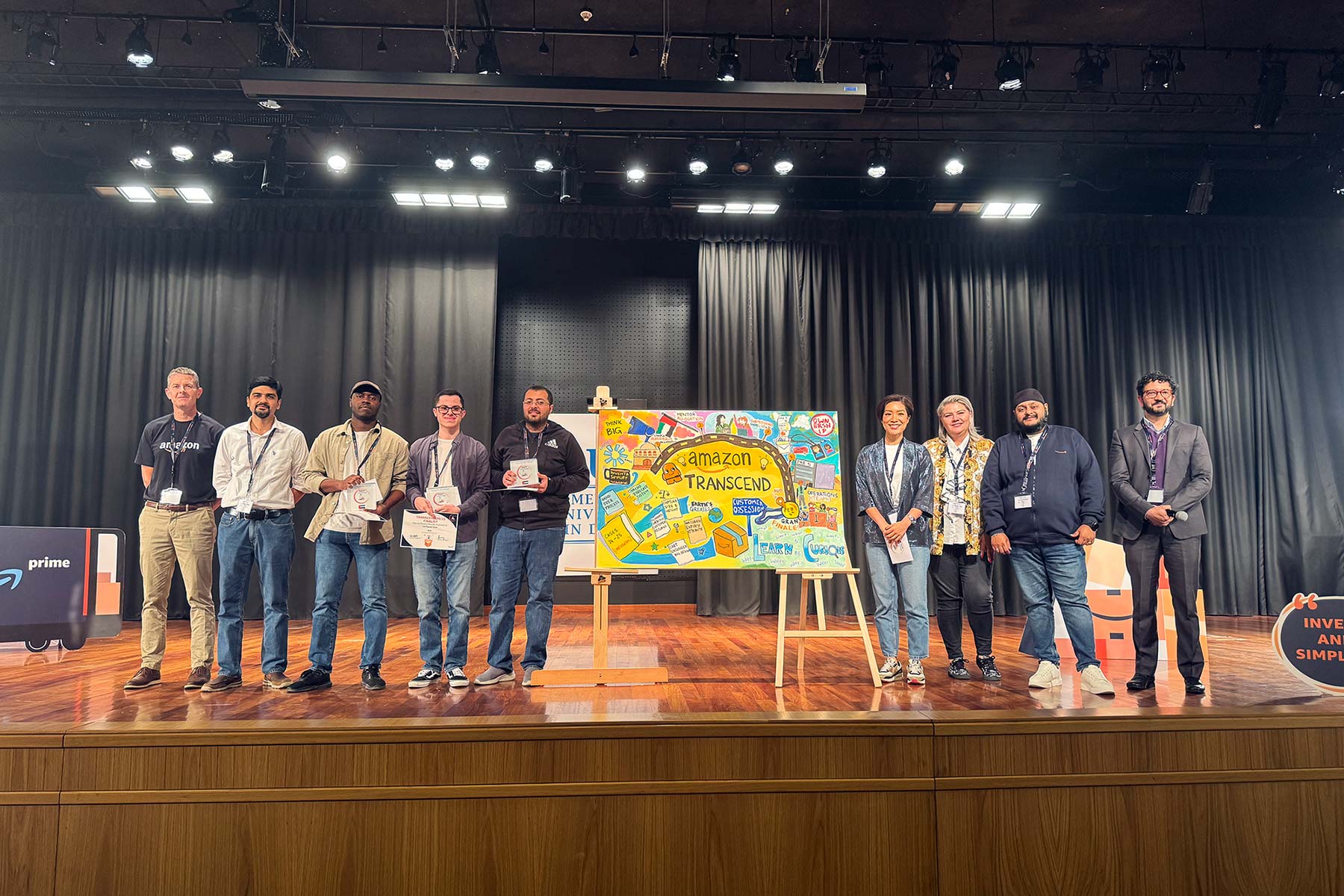 AUD students shine at Amazon Transcend Innovation Challenge
